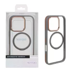 قاب اورجینال Yotoo شفاف MagSafe لنز فلزی Apple iPhone 16 Pro - خاکستری (پک دار) - NTC
