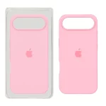 قاب سیلیکونی پاک کنی اورجینال Apple iPhone 17 Air - صورتی (پک اصلی)