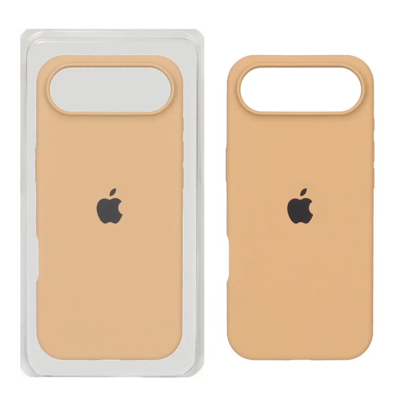قاب سیلیکونی پاک کنی اورجینال Apple iPhone 17 Air - صحرایی (پک اصلی) - تصویر 2