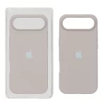 قاب سیلیکونی پاک کنی اورجینال Apple iPhone 17 Air - خاکی (پک اصلی)