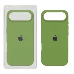 قاب سیلیکونی پاک کنی اورجینال Apple iPhone 17 Air - سبز (پک اصلی)