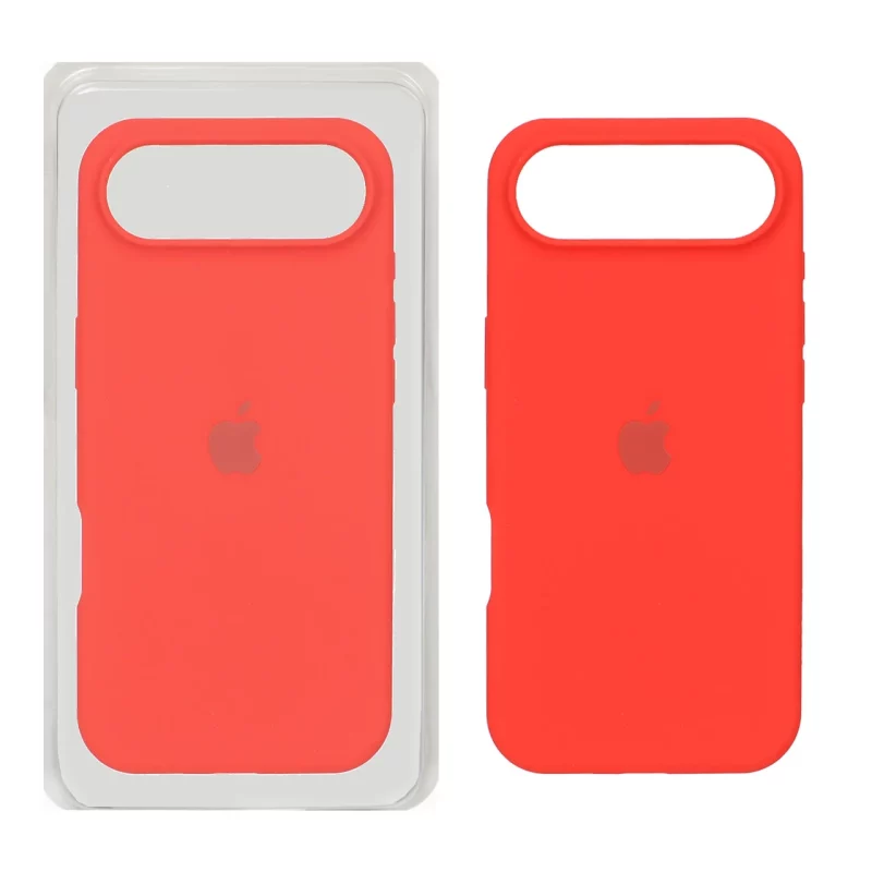 قاب سیلیکونی پاک کنی اورجینال Apple iPhone 17 Air - قرمز (پک اصلی) - تصویر 2