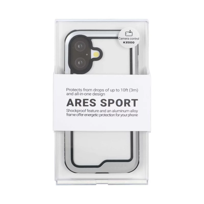 قاب Original KDoo ARES Sport مدل Apple iPhone 16 - نقره ای (پک دار) - NTC - تصویر 2