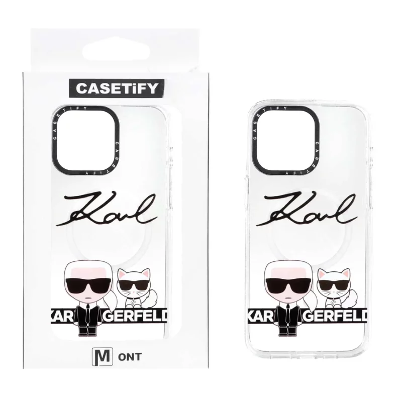قاب Casetify شفاف Magsafe طرح دار Apple iPhone 15 Pro Max - کد 111 - تصویر 2