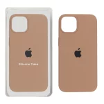 قاب سیلیکونی پاک کنی اورجینال Apple iPhone 13 / iPhone 14 - صحرایی (پک اصلی)