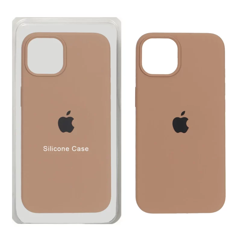 قاب سیلیکونی پاک کنی اورجینال Apple iPhone 13 / iPhone 14 - صحرایی (پک اصلی) - تصویر 2