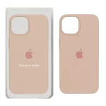 قاب سیلیکونی پاک کنی اورجینال Apple iPhone 13 / iPhone 14 - نسکافه ای (پک اصلی)