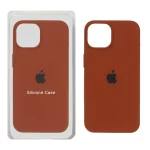 قاب سیلیکونی پاک کنی اورجینال Apple iPhone 13 / iPhone 14 - قهوه ای (پک اصلی)