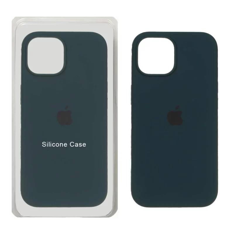 قاب سیلیکونی پاک کنی اورجینال Apple iPhone 15 / iPhone 14 / iPhone 13 - سبز کله غازی (پک اصلی) - تصویر 2