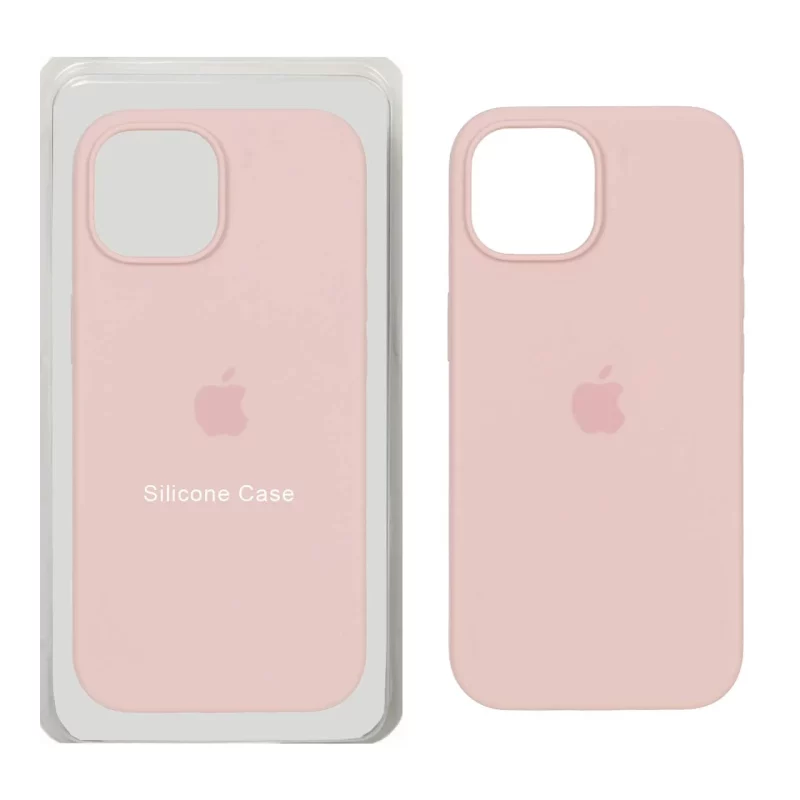 قاب سیلیکونی پاک کنی اورجینال Apple iPhone 15 / iPhone 14 / iPhone 13 - صورتی چرک (پک اصلی) - تصویر 2