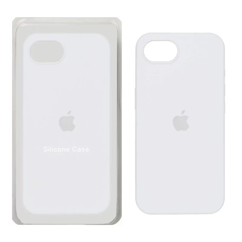 قاب سیلیکونی پاک کنی اورجینال Apple iPhone 16e - سفید (پک اصلی) - تصویر 2