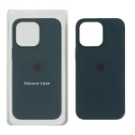 قاب سیلیکونی پاک کنی اورجینال Apple iPhone 15 Pro Max - سبز کله غازی (پک اصلی)