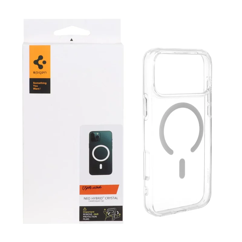 قاب Spigen اورجینال شفاف NEO HYBRID Magsafe مدل Apple iPhone 17 Pro Max (پک دار) - تصویر 2