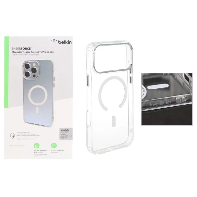 قاب belkin شفاف Magsafe مدل Apple iPhone 17 Pro Max (پک دار) - تصویر 2