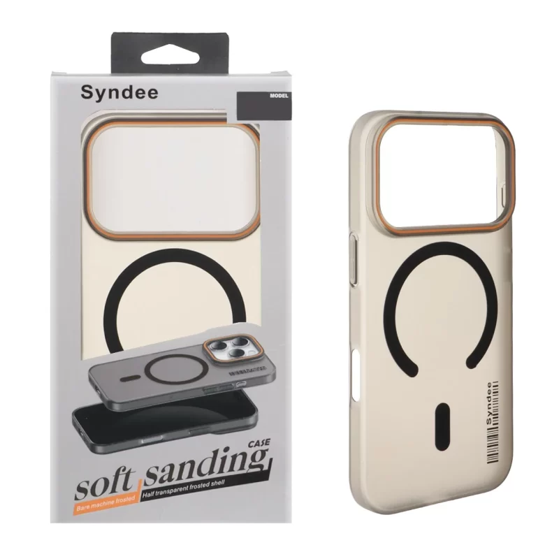 قاب اورجینال Syndee پشت مات MagSafe مدل Apple iPhone 17 Pro - مشکی (پک دار ) - تصویر 2