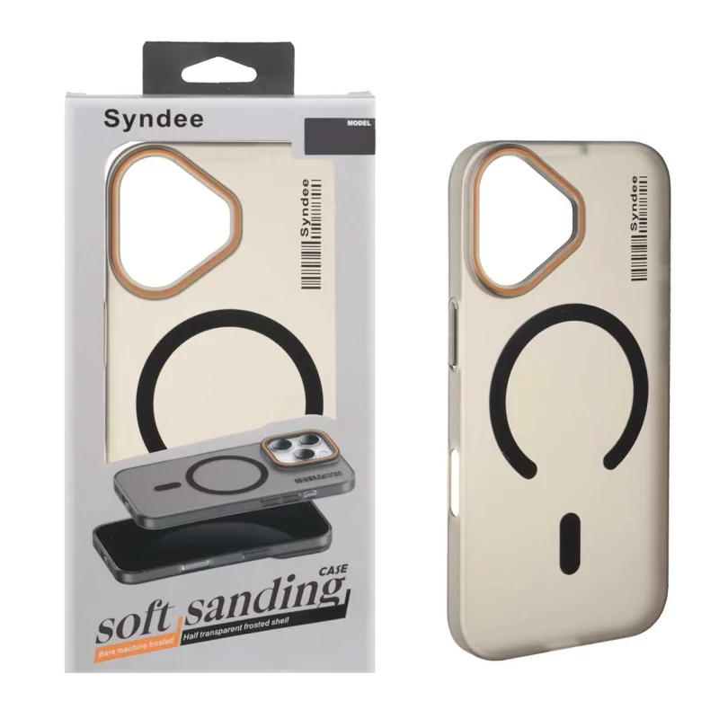 قاب اورجینال Syndee پشت مات MagSafe مدل Apple iPhone 17 - مشکی (پک دار ) - تصویر 2