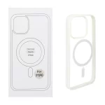 قاب شفاف Apple iPhone 15 Pro با قابلیت شارژ MagSafe - سفید (پک دار)