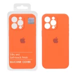 قاب سیلیکونی پاک کنی اورجینال Master Quality مدل Apple iPhone 15 Pro Max - نارنجی (پک دار)