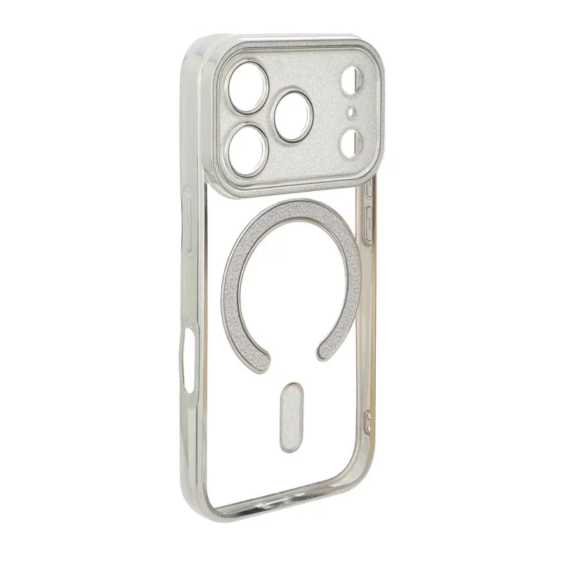 قاب الکترواستاتیک Magsafe اکلیلی Apple iPhone 17 Pro - نقره ای - تصویر 2