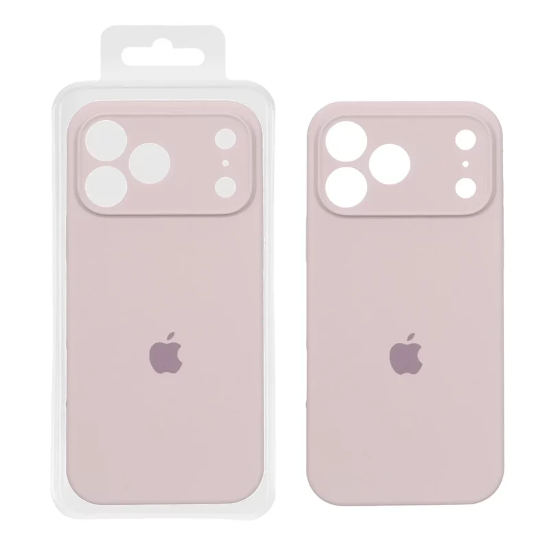 قاب سیلیکونی پاک کنی محافظ لنزدار اورجینال Apple iPhone 17 Pro Max - کالباسی (پک اصلی) - تصویر 2