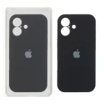 قاب سیلیکونی پاک کنی محافظ لنزدار اورجینال Apple iPhone 17 - مشکی (پک اصلی)