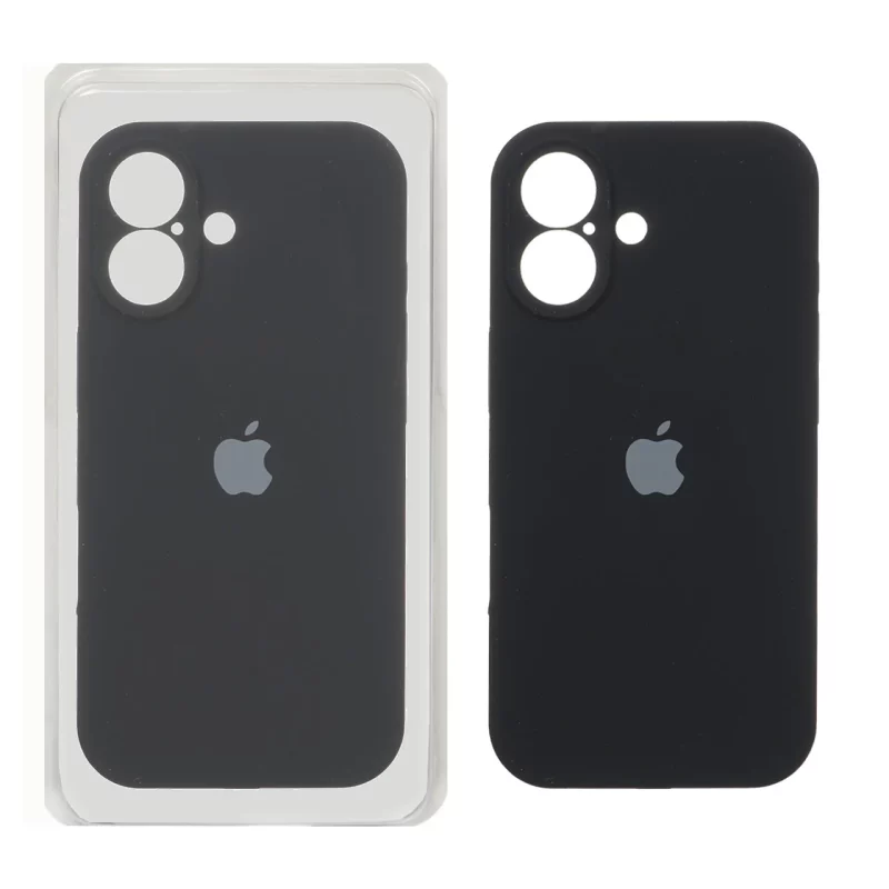 قاب سیلیکونی پاک کنی محافظ لنزدار اورجینال Apple iPhone 17 - مشکی (پک اصلی) - تصویر 2