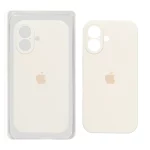قاب سیلیکونی پاک کنی محافظ لنزدار اورجینال Apple iPhone 17 - کرم (پک اصلی)