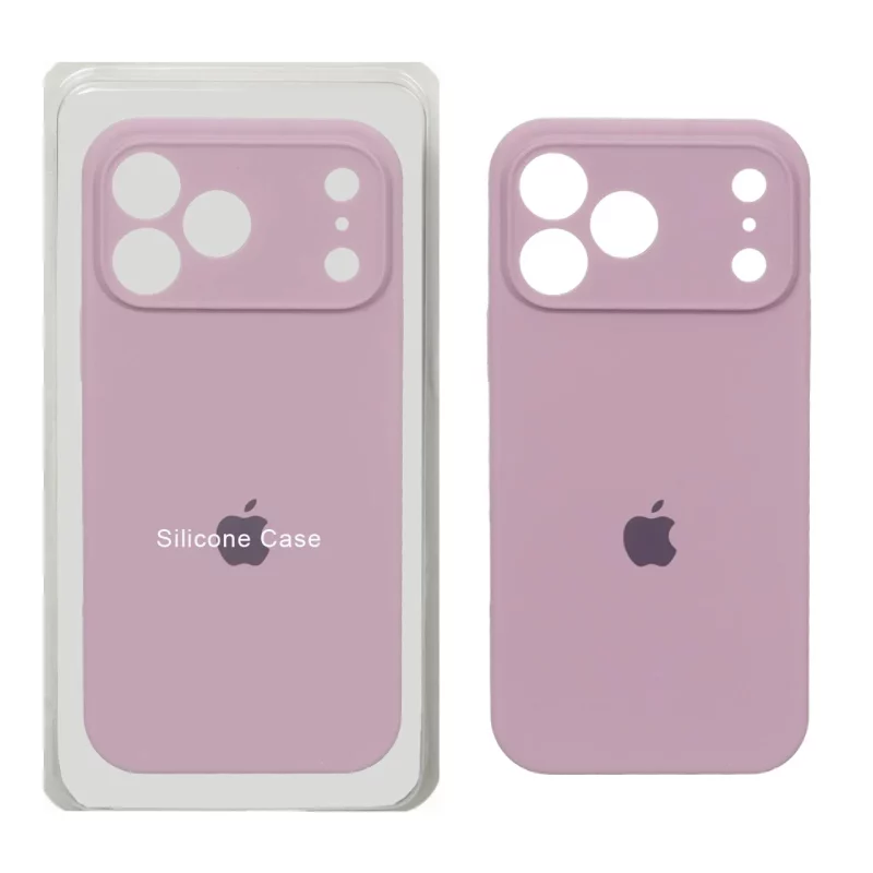 قاب سیلیکونی پاک کنی محافظ لنزدار اورجینال Apple iPhone 17 Pro Max - بنفش کدر (پک اصلی) - تصویر 2