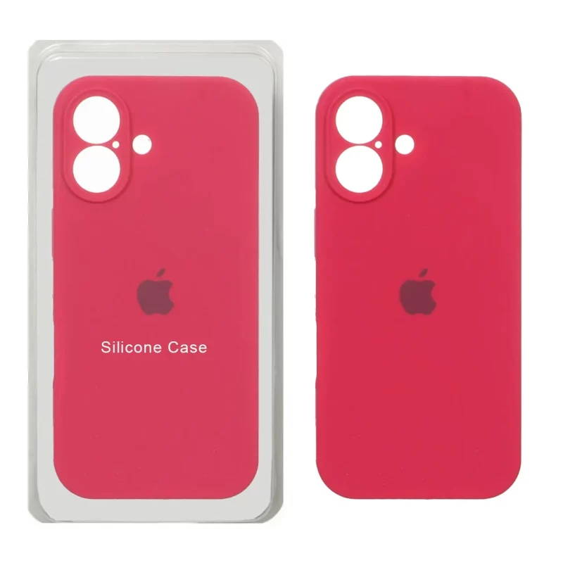 قاب سیلیکونی پاک کنی محافظ لنزدار اورجینال Apple iPhone 17 - آلبالویی (پک اصلی) - تصویر 2