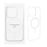 قاب شفاف Apple iPhone 16 Pro Max با قابلیت شارژ NTC - MagSafe (پک دار)