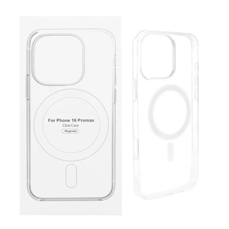 قاب شفاف Apple iPhone 16 Pro Max با قابلیت شارژ NTC - MagSafe (پک دار) - تصویر 2