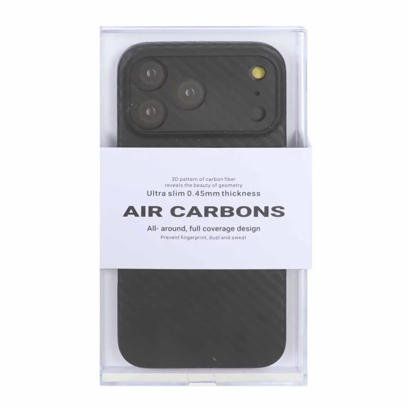 قاب محافظ لنزدار Original KDoo Air Carbon مدل Apple iPhone 17 Pro Max - مشکی ( پک دار) - NTC - تصویر 2