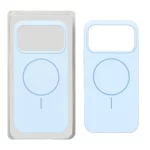قاب سیلیکونی پاک کنی Magsafe مدل Apple iPhone 17 Pro Max - آبی آسمانی (پک دار)