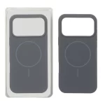 قاب سیلیکونی پاک کنی Magsafe مدل Apple iPhone 17 Pro Max - خاکستری (پک دار)
