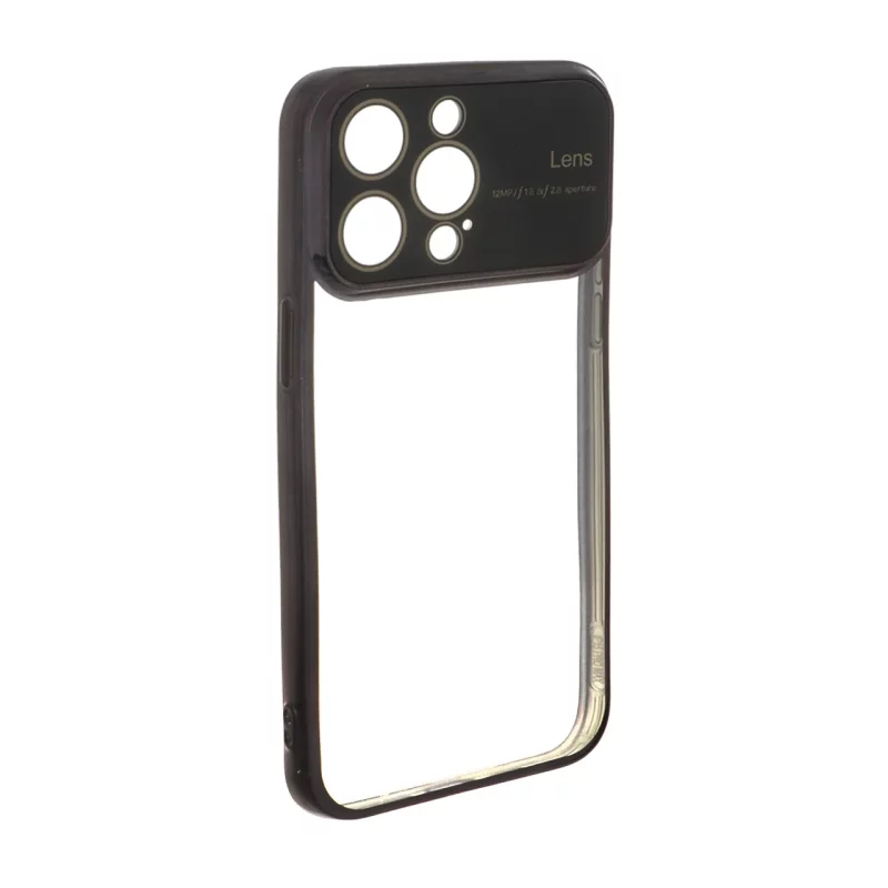قاب دور رنگی محافظ لنز شیشه ای Apple iPhone 15 Pro Max - مشکی - تصویر 2