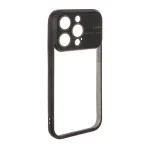 قاب دور رنگی محافظ لنز شیشه ای Apple iPhone 15 Pro - مشکی