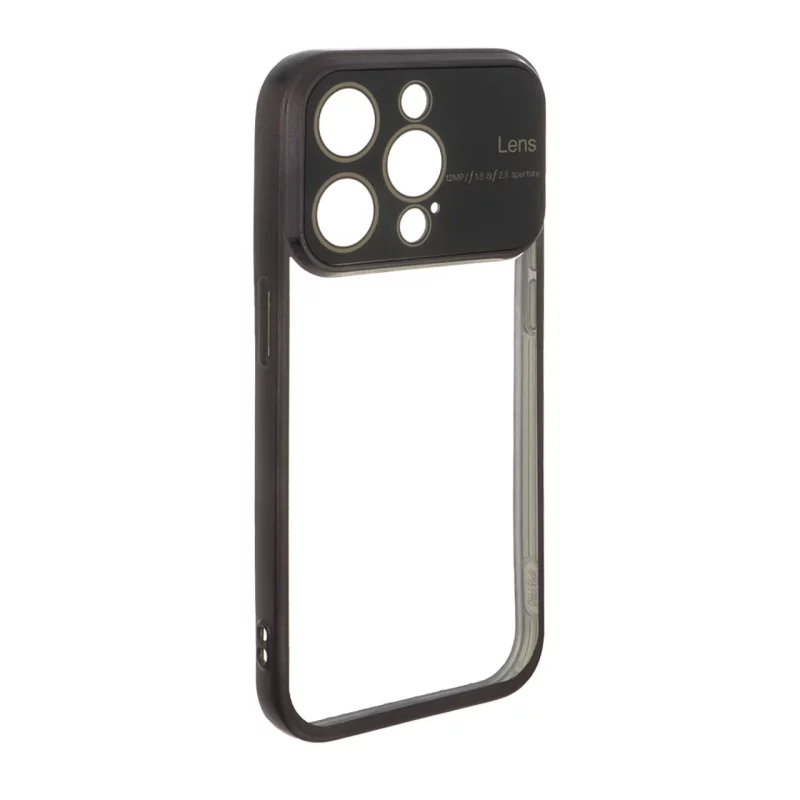 قاب دور رنگی محافظ لنز شیشه ای Apple iPhone 15 Pro - مشکی - تصویر 2