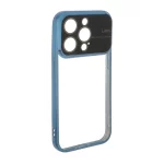 قاب دور رنگی محافظ لنز شیشه ای Apple iPhone 15 Pro - آبی