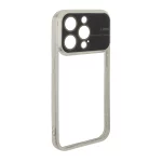 قاب دور رنگی محافظ لنز شیشه ای Apple iPhone 15 Pro - نقره ای