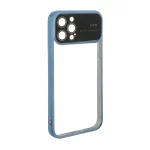 قاب دور رنگی محافظ لنز شیشه ای Apple iPhone 12 Pro - آبی