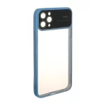 قاب دور رنگی محافظ لنز شیشه ای Apple iPhone 11 Pro Max - آبی