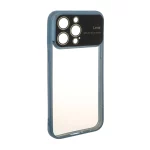 قاب دور رنگی محافظ لنز شیشه ای Apple iPhone 14 Pro Max - آبی