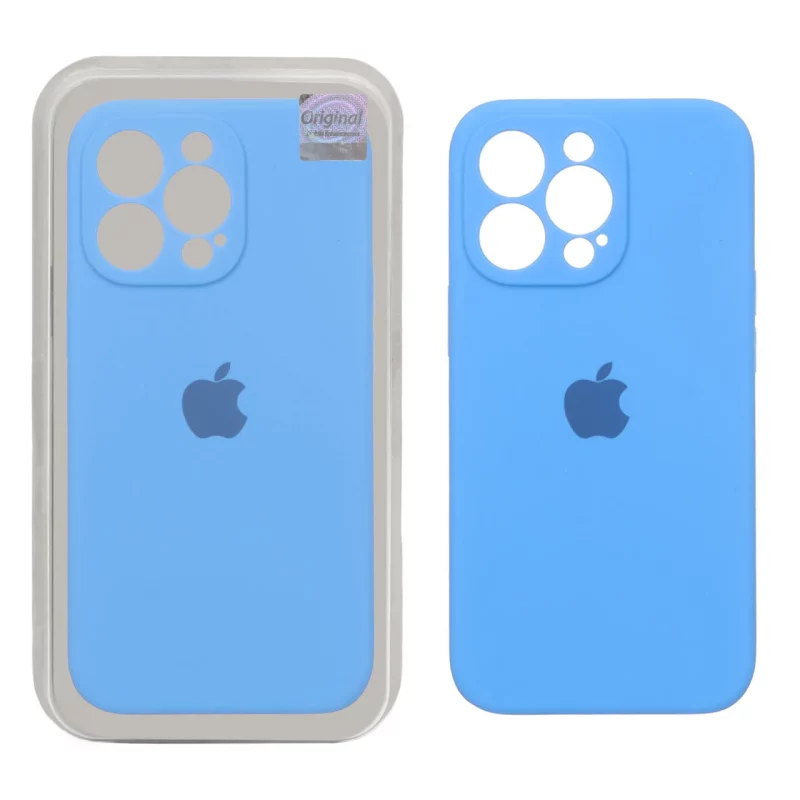قاب سیلیکونی پاک کنی اورجینال Master Quality مدل Apple iPhone 13 Pro - آبی (پک دار) - تصویر 2