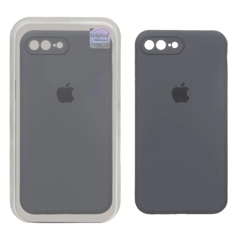 قاب سیلیکونی پاک کنی اورجینال Master Quality مدل Apple iPhone 7 Plus / iPhone 8 Plus - خاکستری (پک دار) - تصویر 2
