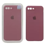 قاب سیلیکونی پاک کنی اورجینال Master Quality مدل Apple iPhone 7 Plus / iPhone 8 Plus - زرشکی کد 1 (پک دار)