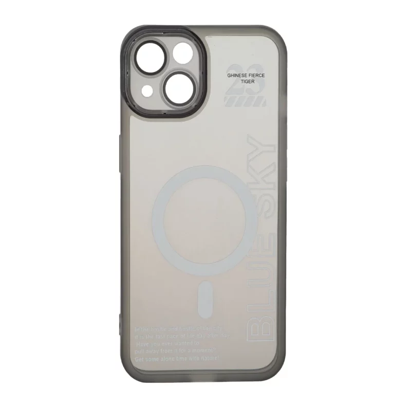 قاب Diamond Space طرح مگ سیف لنز گلس دار Apple iPhone 13 / iPhone 14 - مشکی - MPS - تصویر 2