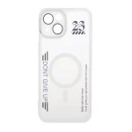 قاب Diamond Space طرح مگ سیف لنز گلس دار Apple iPhone 13 / iPhone 14 - سفید - MPS