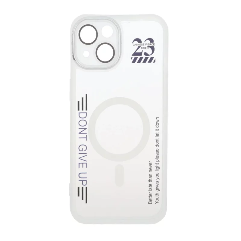 قاب Diamond Space طرح مگ سیف لنز گلس دار Apple iPhone 13 / iPhone 14 - سفید - MPS - تصویر 2
