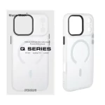 قاب اورجینال Magic Mask مات Magsafe بلک لنز Apple iPhone 17 Pro Max - سفید (پک دار)