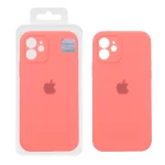 قاب سیلیکونی پاک کنی اورجینال Master Quality مدل Apple iPhone 12 - مرجانی (پک دار)